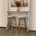 Delicatesse | Product Seen: [Kami Barstool - Wood & Ricky Table Base – Customisable]